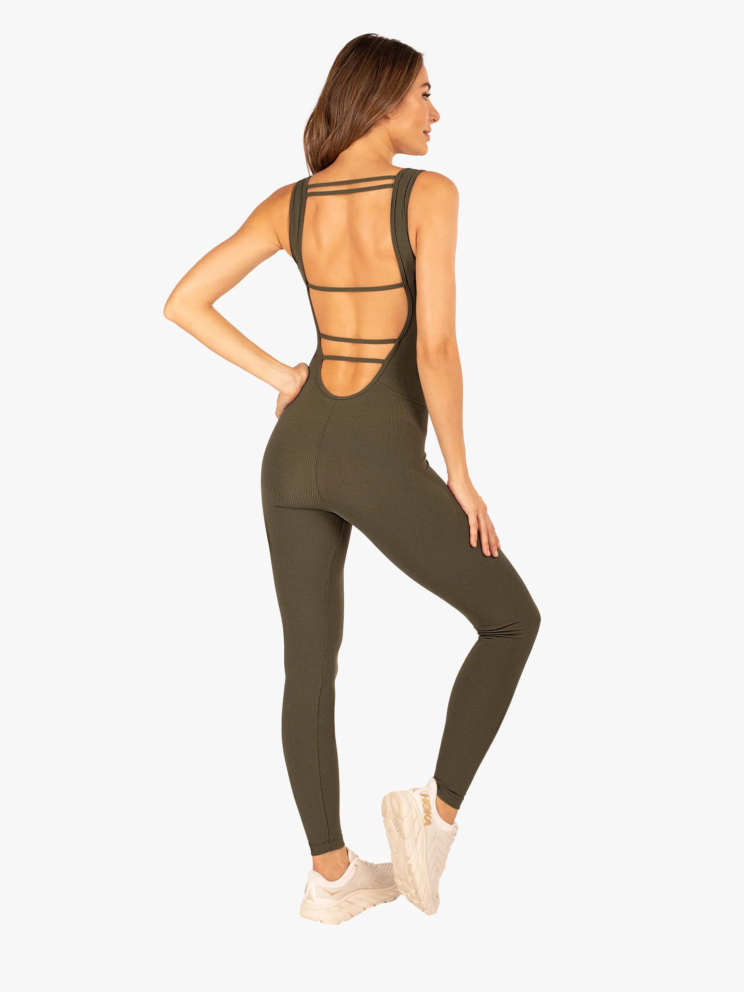 Jet Rib Jumpsuit - Juniper | Koral