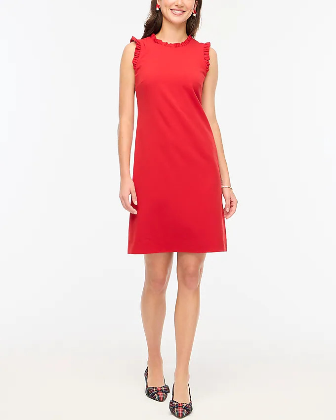 Ruffleneck suit dress | J.Crew Factory