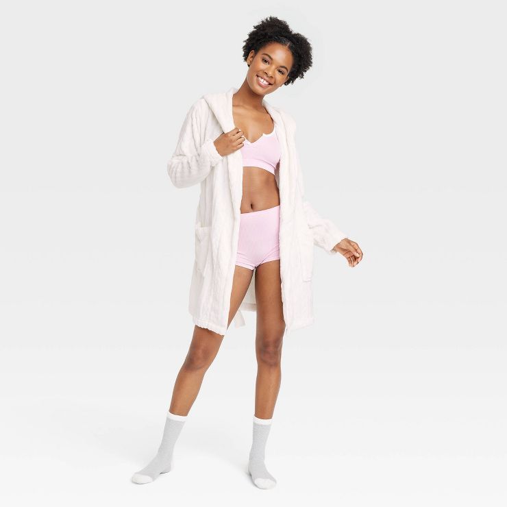 Women's Cozy Robe + Socks - Colsie™ | Target