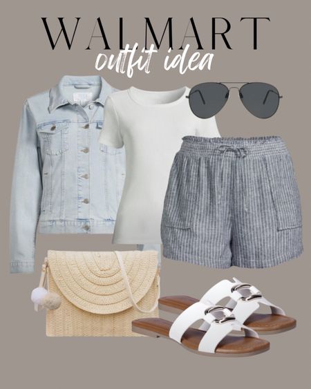 Walmart spring outfit, Walmart new arrivals, vacation outfit, linen shorts, pull in shorts, white sandals




#LTKstyletip #LTKSeasonal #LTKfindsunder50