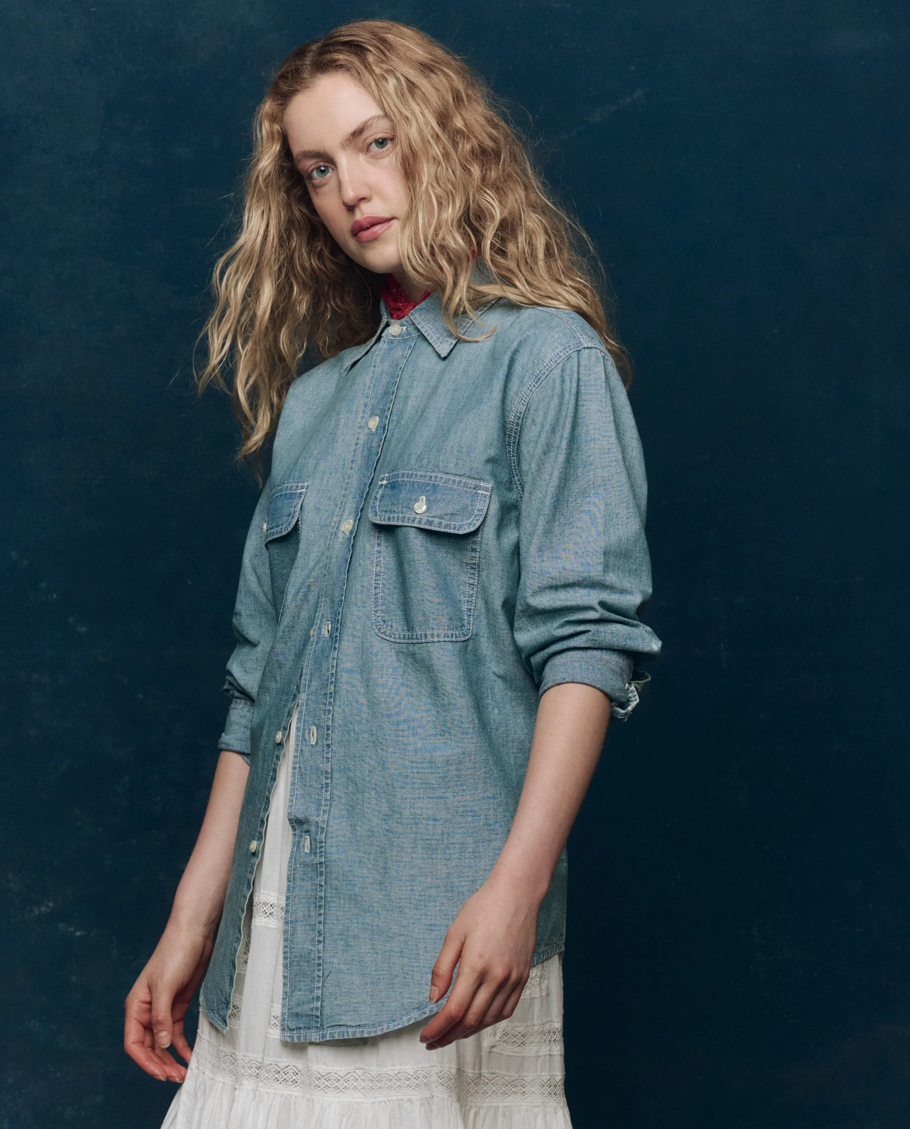 The Craftsman Shirt. -- Railway Wash | THE GREAT.