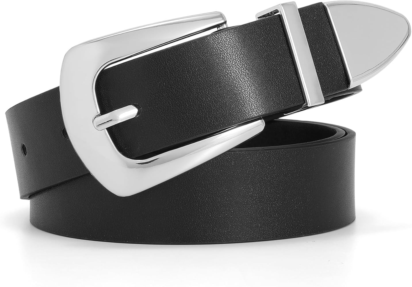 WHIPPY Women Leather Belt for Jeans Pants Dresses Fashion Ladies Western Leather Belt | Amazon (US)