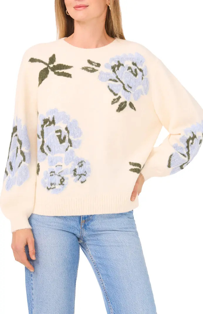 Parker Floral Print Crewneck Sweater | Nordstromrack | Nordstrom Rack