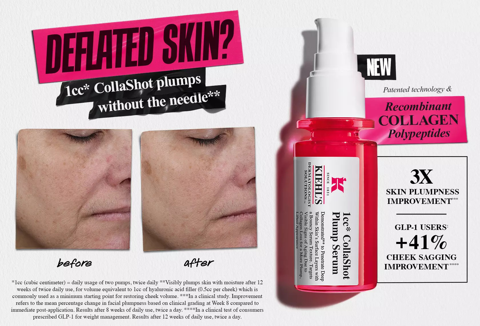 1cc* CollaShot Plumping Serum                            Select a Size for 1cc* CollaShot Plumpin... | Kiehl's