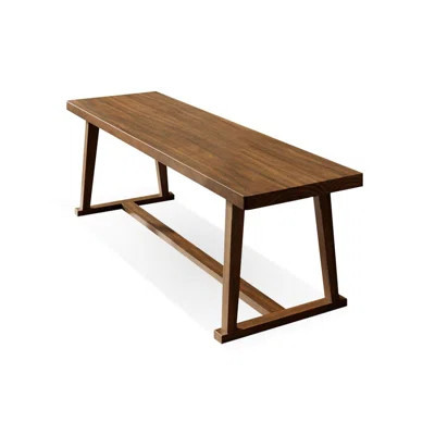 Walnut Rectangular Solid Wood Writing desk | Wayfair North America