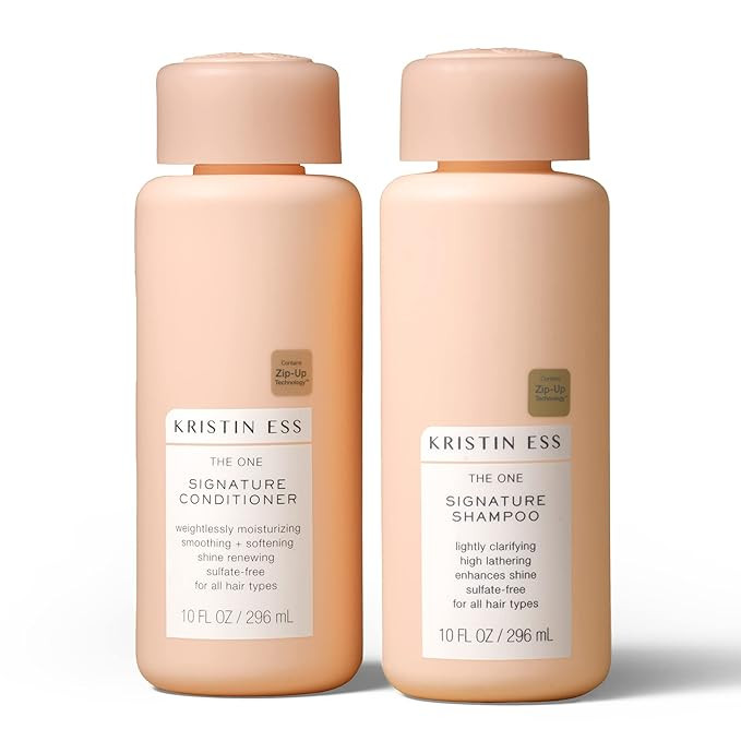 Kristin Ess Signature Salon Sulfate Free Shampoo and Conditioner Set for Moisture, Softness + Shi... | Amazon (US)