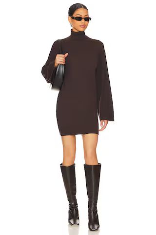 LPA Fallon Sweater Dress in Brown from Revolve.com | Revolve Clothing (Global)