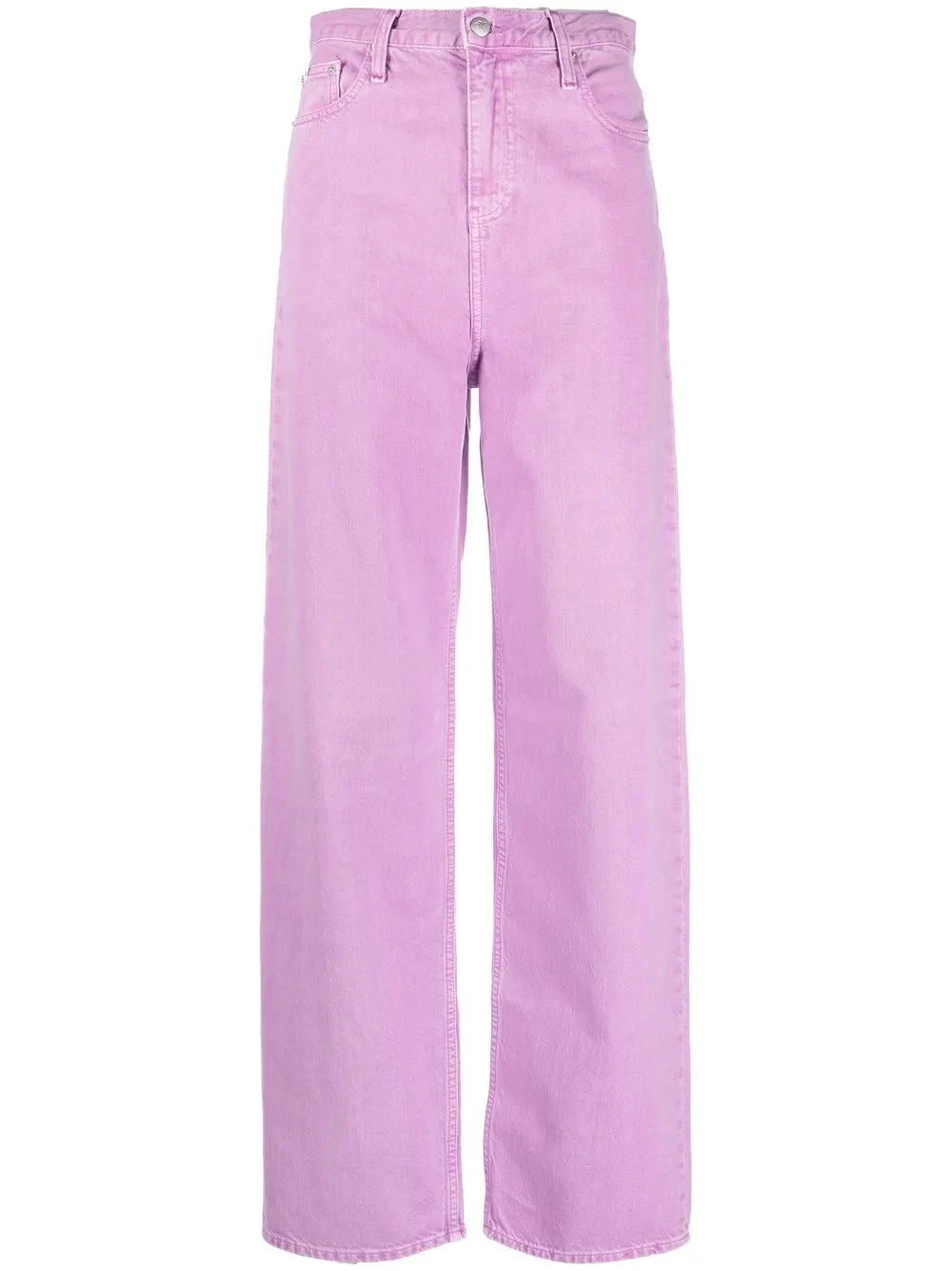 Calvin Klein Jeans high-waisted wide-leg Jeans | Purple | FARFETCH AU | Farfetch Global