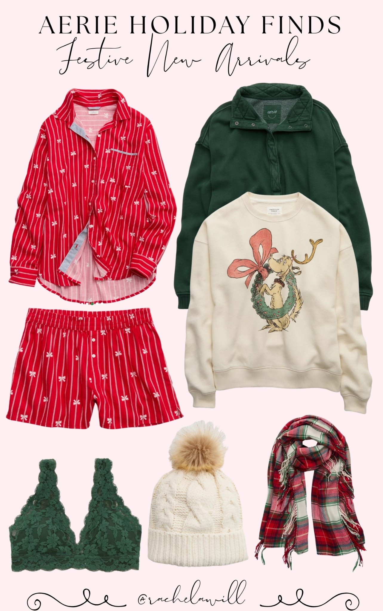 Aerie just dropped the cutest festive loungewear and I am obsessed! 🎄🎁

From cozy fleece sets to adorable holiday prints, these pieces are perfect for movie nights, wrapping gifts, baking cookies, or just staying warm and comfy all season long.

#LTKCyberWeek #LTKHoliday #LTKGiftGuide