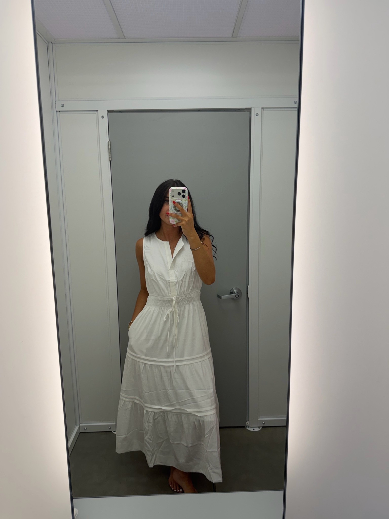 Classy white dress from Walmart ￼

#LTKU #LTKgrwm #LTKootd