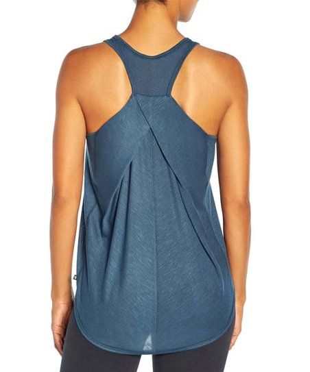 Marika Midnight Navy Solid Megan Tank - Women | Zulily