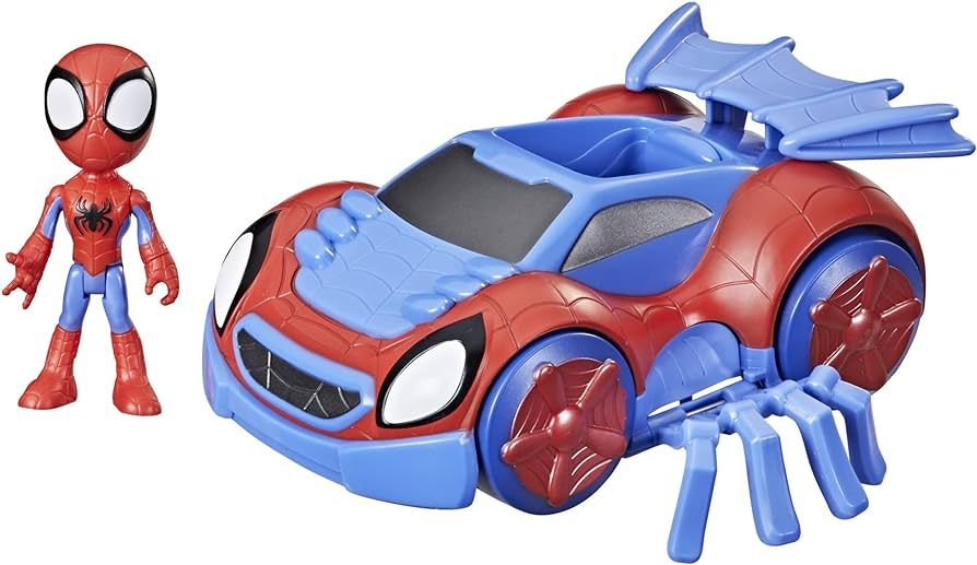 Spidey and His Amazing Friends Marvel Change 'N Go Web-Crawler and Spidey Action Figure, 2-in-1 V... | Amazon (US)