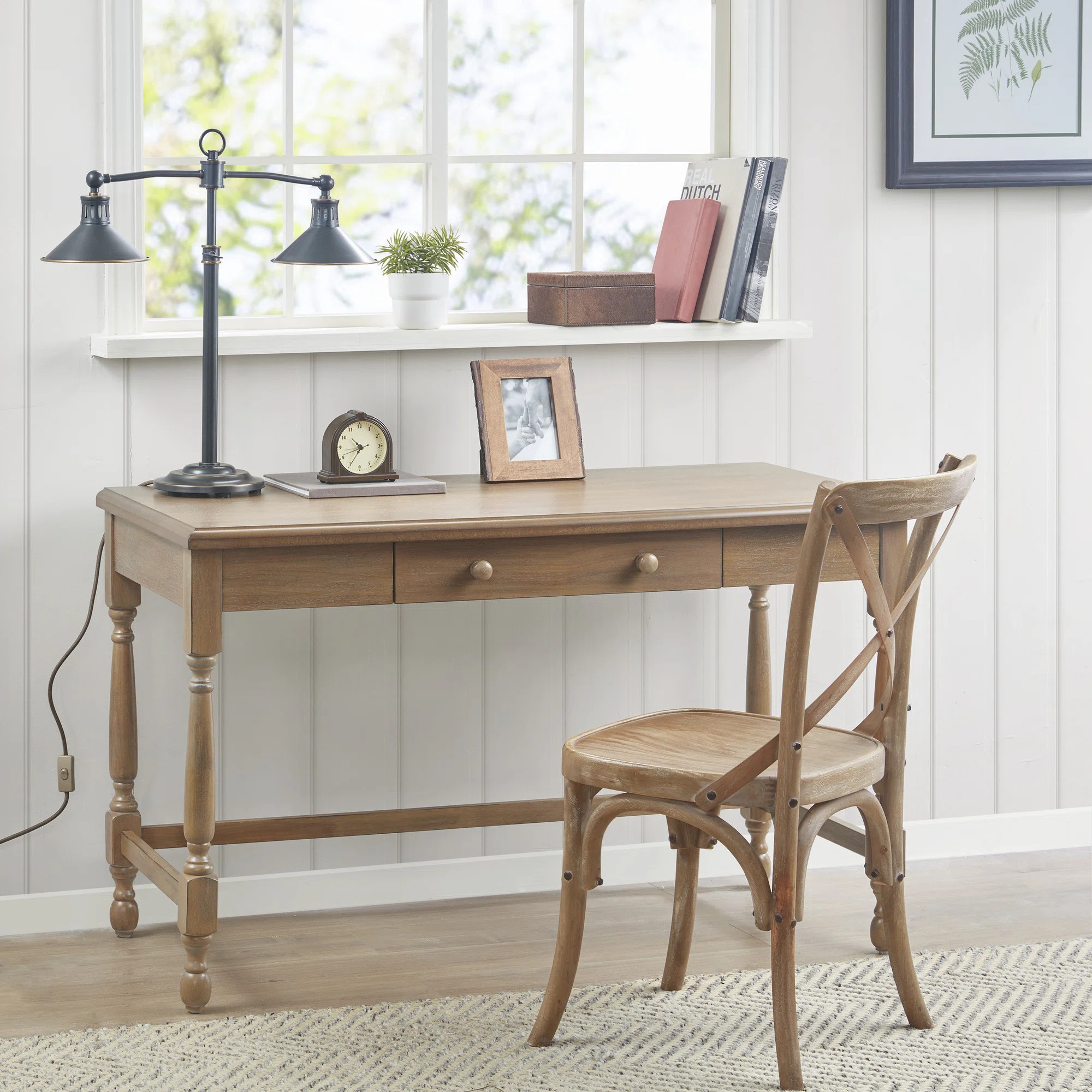 Martha Stewart Tabitha Wood Desk | Wayfair North America