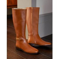 Snaffle Detail Riding Boots Dark Tan Women Boden, Dark Tan | Boden (UK & IE)