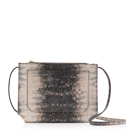 Embossed leather crossbody bag | J.Crew US
