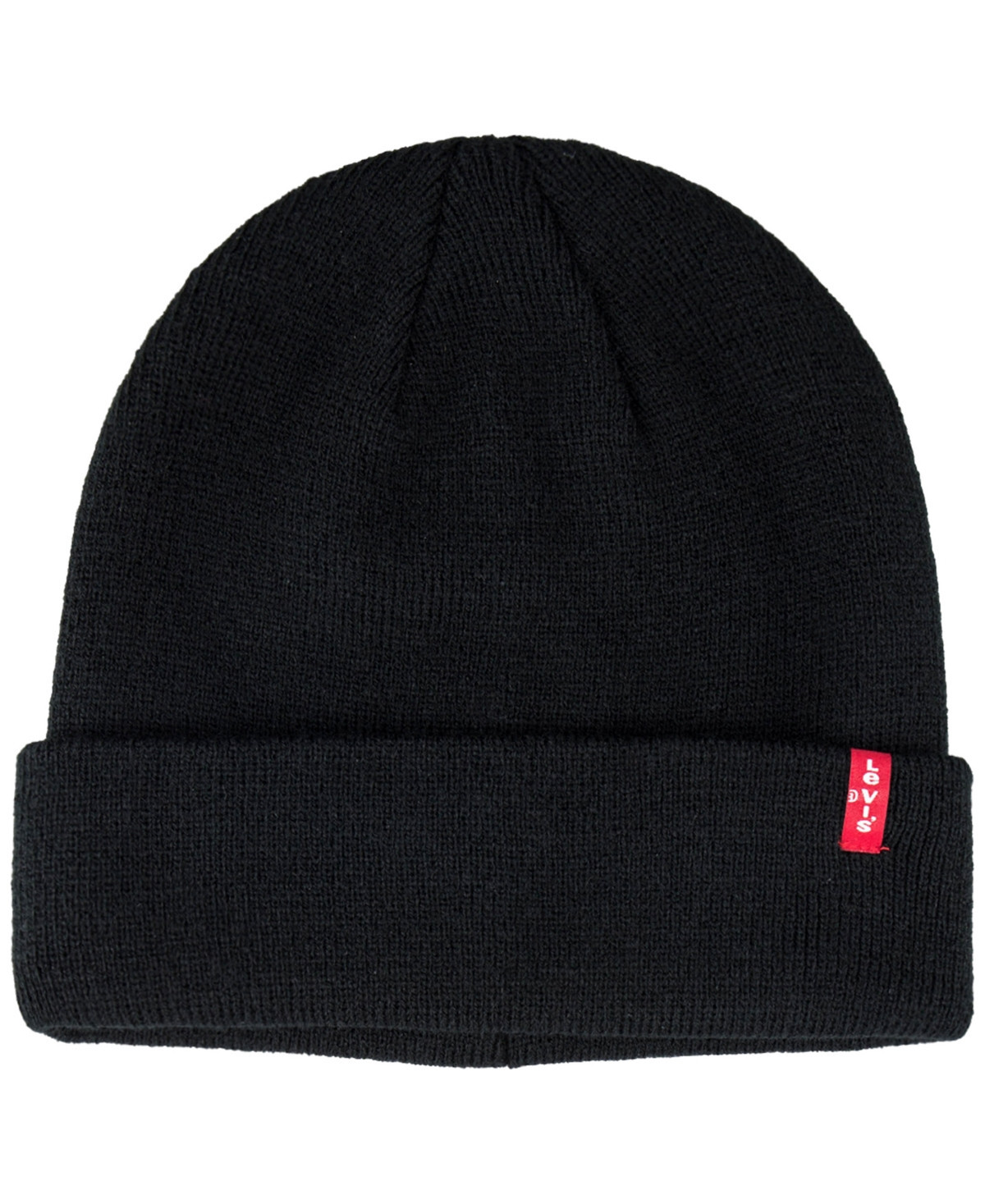 Levi's Men's Adjustable Fold Over Cuff Beanie - Black | Macy's
