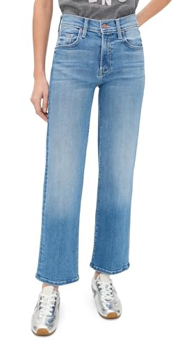 Mother Women's The Mid Rise Rambler Zip Ankle Jeans, Piece by Piece, 25 | Amazon (US)