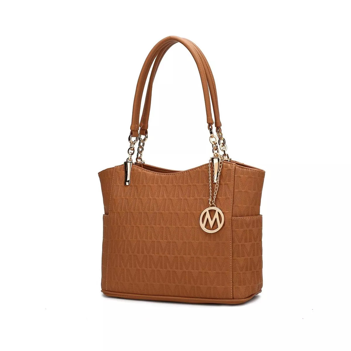 MKF Collection Malika M Signature Women’s Vegan Leather Handbag Satchel by Mia K - Tan | Target