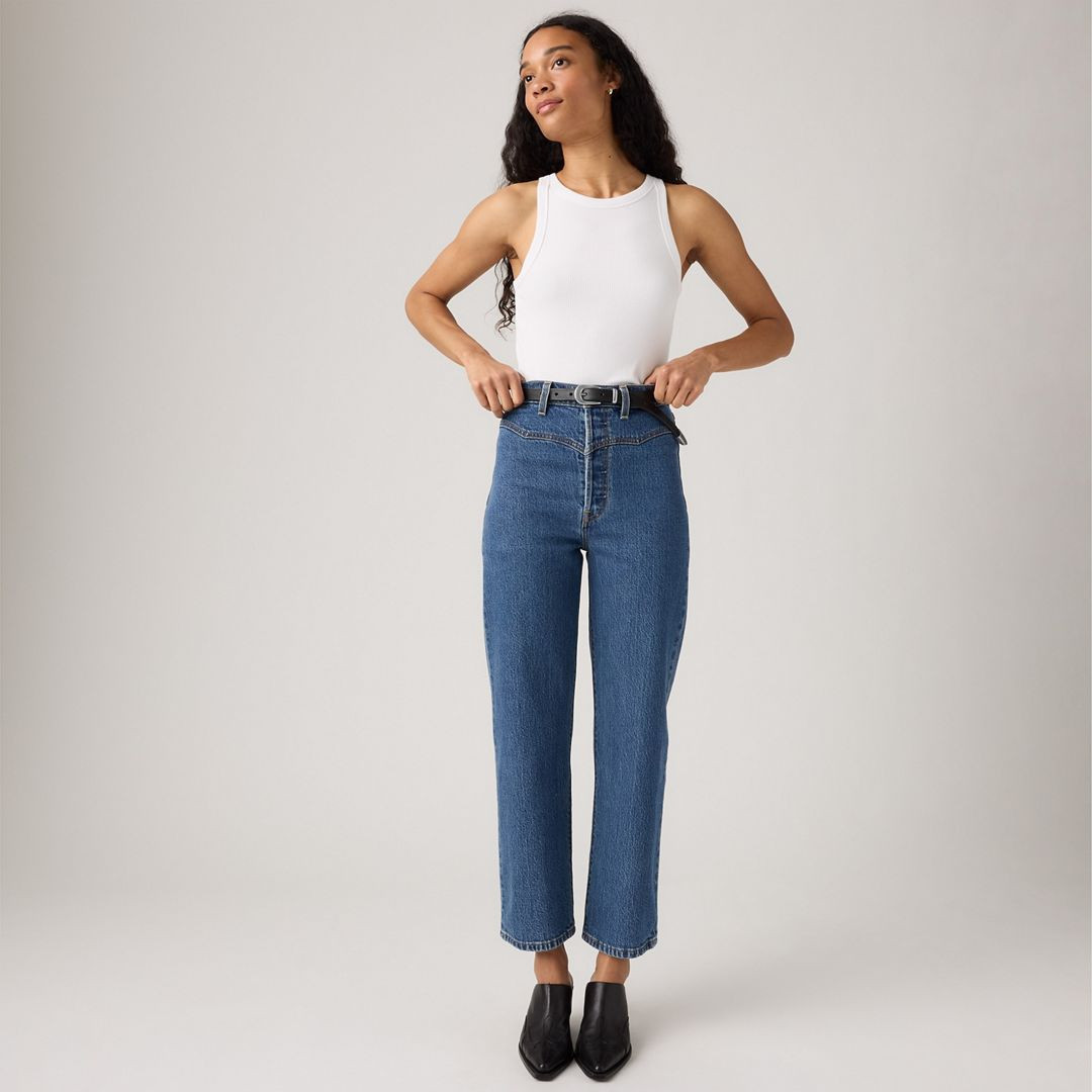 Levi's Ribcage Western Yoke Women's Jeans 32x27 | Levi's US