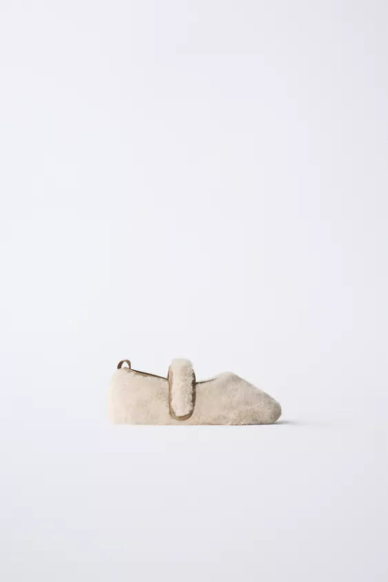 LINED BAREFOOT BALLET FLATS | Zara US