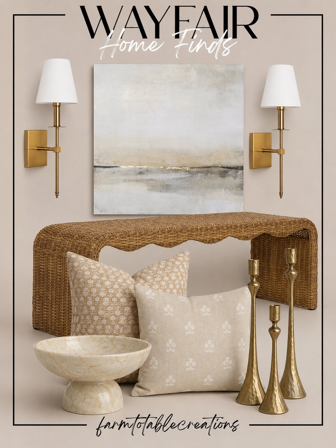 Wayfair Home Finds

Follow @farmtotablecreations on Instagram for more home inspiration, styling ideas, and curated finds.

If you love timeless, collected spaces, these Wayfair home finds are worth a look. From beautiful textures and warm neutral tones to classic accents that work in almost any room, these pieces make it easy to create a layered, designer-inspired look. Thoughtfully curated and effortlessly versatile, they’re the kind of finds that help a home feel polished, inviting, and complete.

#wayfairfinds #homedecor #neutralhome #interiordesign #homeinspiration

#LTKHome #LTKSaleAlert