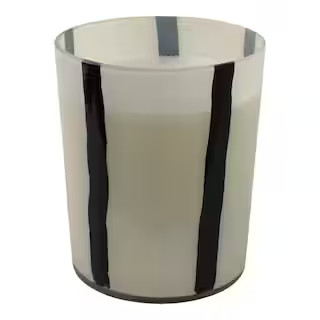 Liv & Skye Black Glass Wax Citrus Red Currant and Oak Scented Candle 105 Oz 80395-02 - The Home D... | The Home Depot