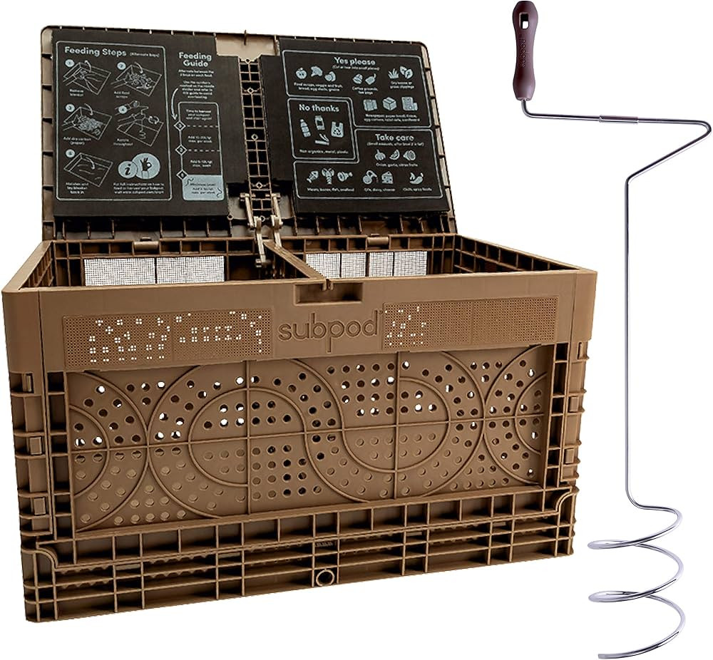 Amazon.com : Subpod Essentials Bundle. Outdoor Composting System and Compost Aerator. Composting ... | Amazon (US)