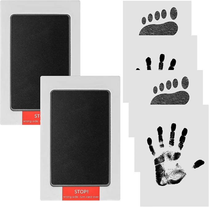 Kit Empreinte Pieds et Mains Bébé, Kit Empreintes de Patte de Chien Chat, Empreinte Tampon Encr... | Amazon (FR)