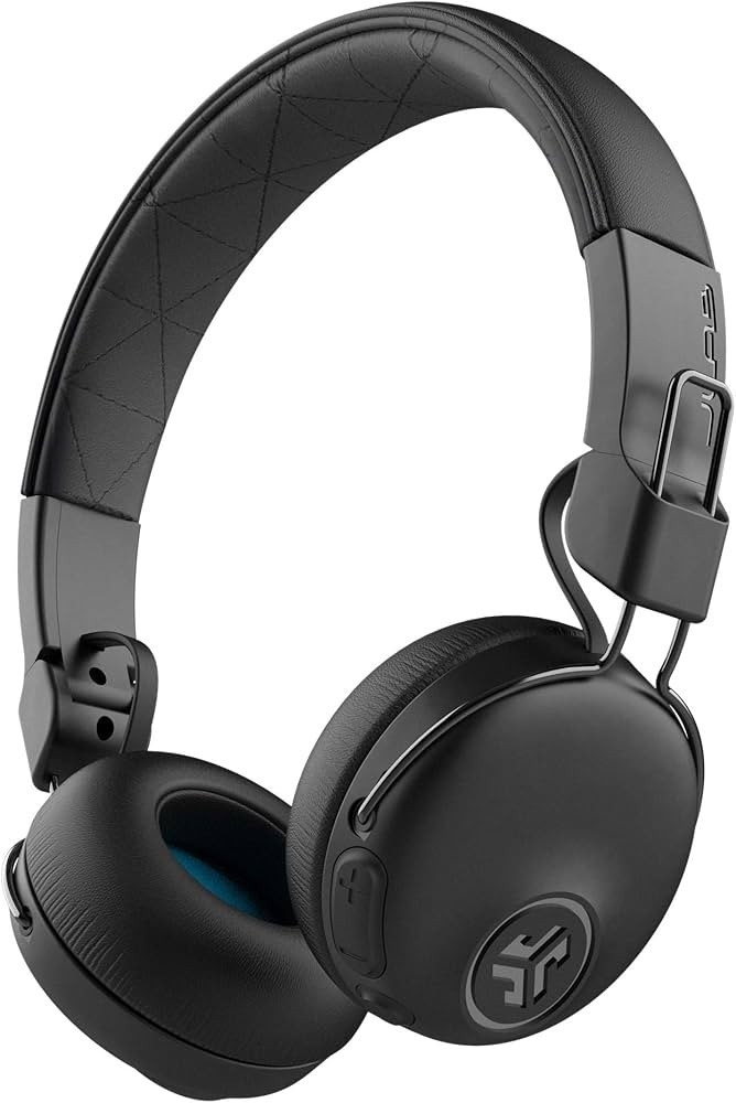 JLab Studio ANC On-Ear Wireless Headphones, Black, 34+ Hour Bluetooth 5 Playtime, 28+ Hour with A... | Amazon (US)