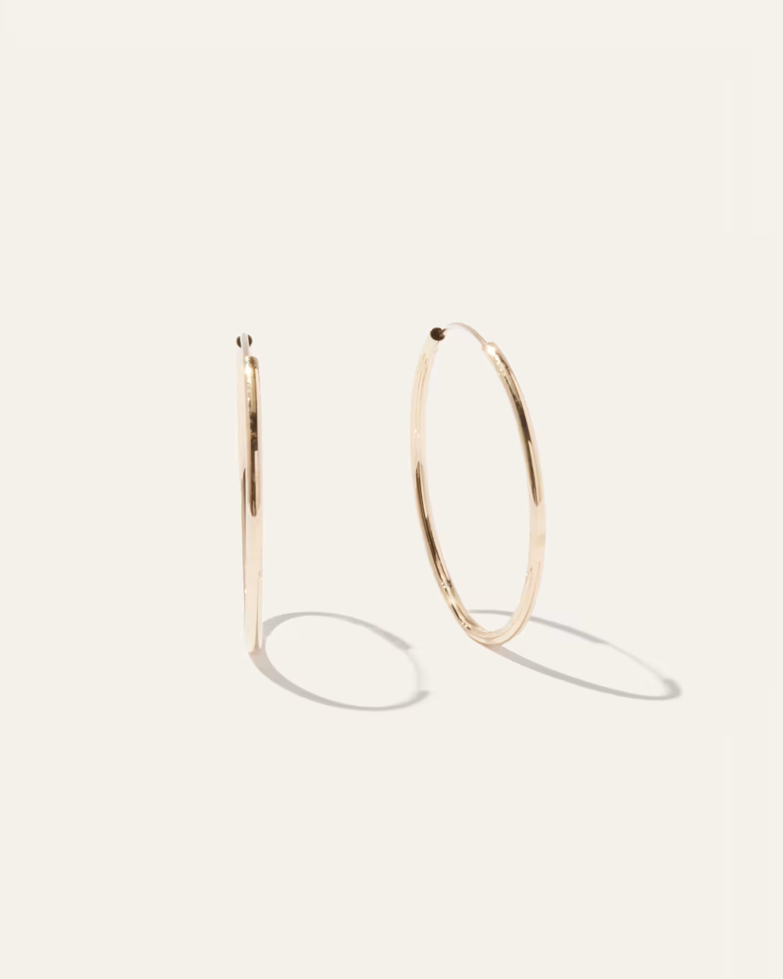 14K Gold Everyday Hoops in Yellow Gold | Quince