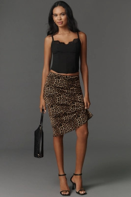 NIA Tresor Sheer Mesh Midi Skirt | Anthropologie (US)