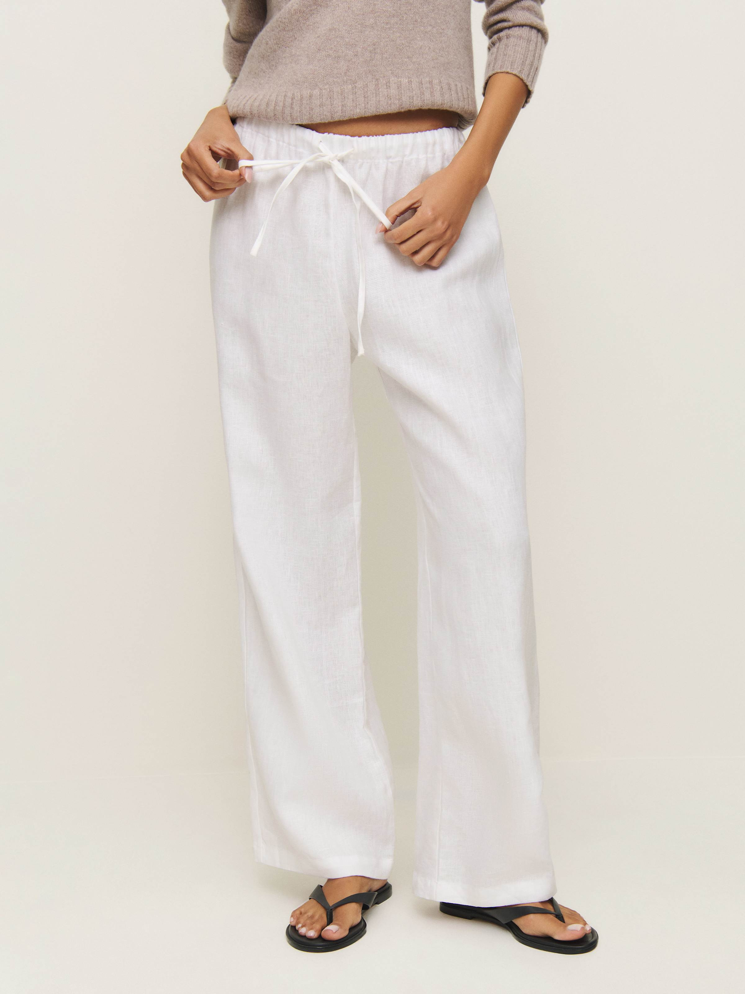 Olina Linen Pant | Reformation (Global)
