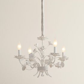 Avery Sculpted Floral Chandelier (20") | Pottery Barn Teen