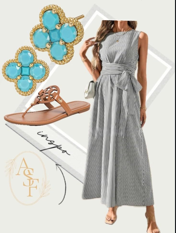 My summer style essentials, featuring these elegant dresses and adorable earrings. Perfect for a ... | Amazon (US)