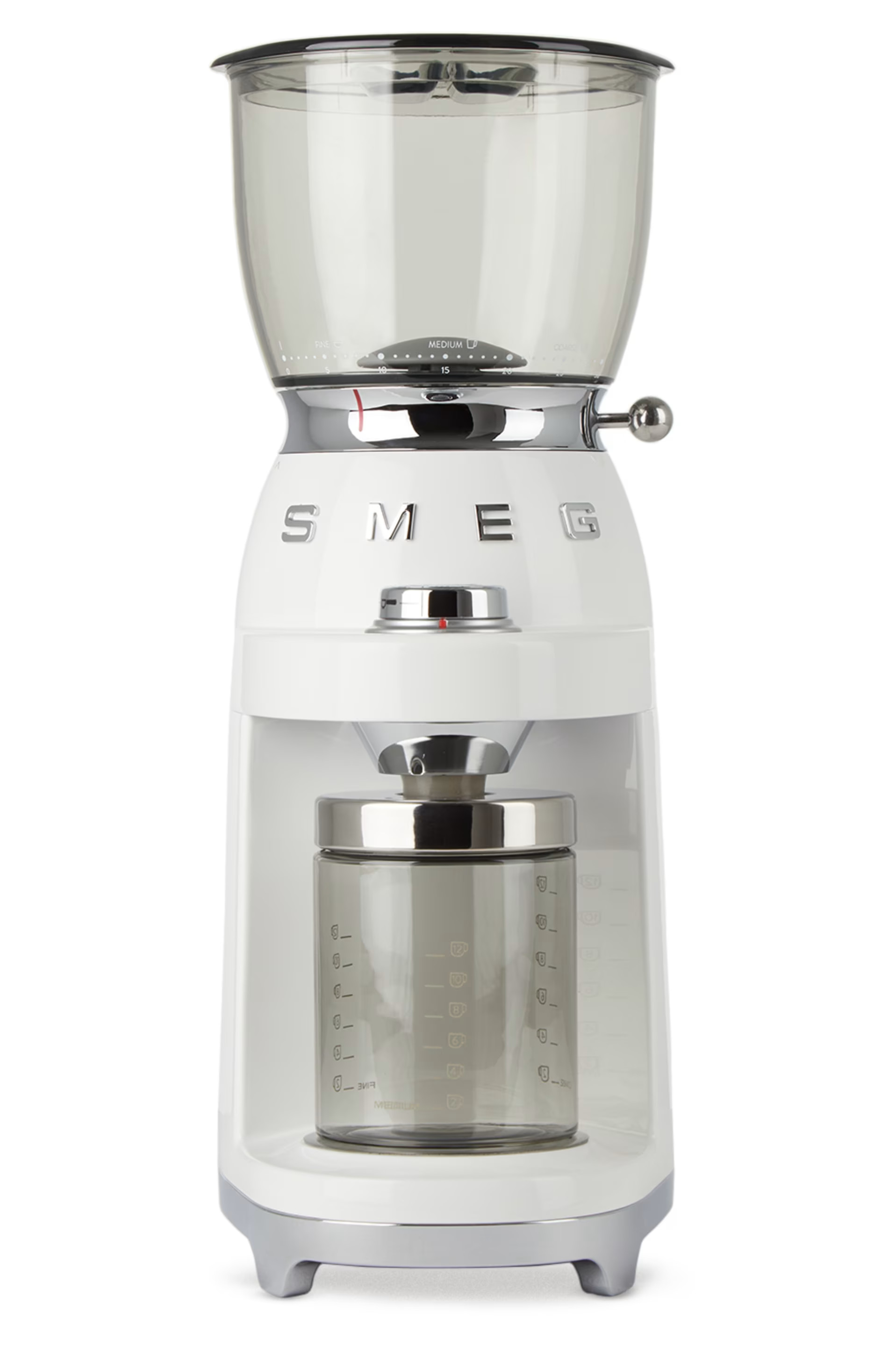 SMEG - White Retro-Style Coffee Grinder | SSENSE