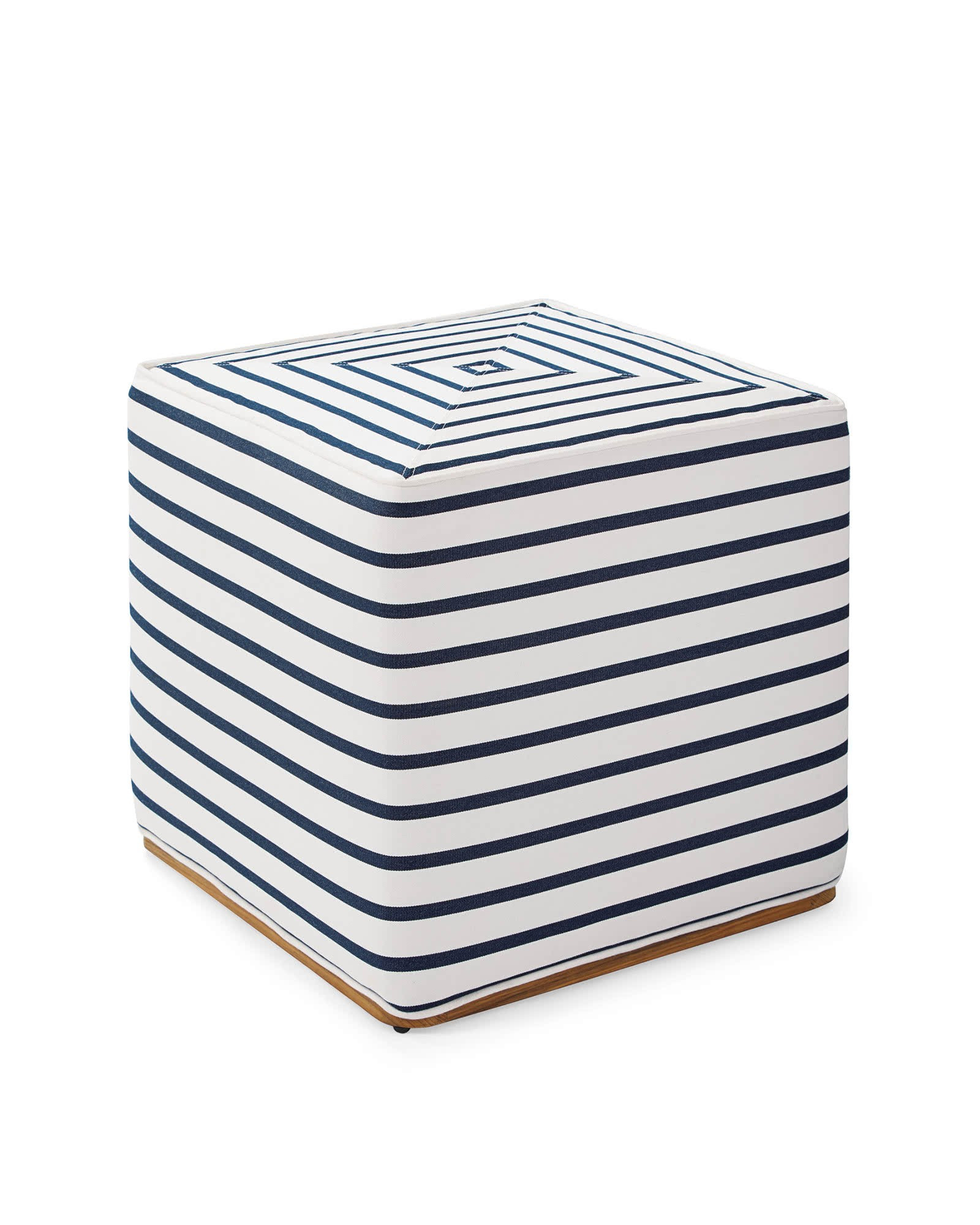 Rockport Square Ottoman | Serena and Lily