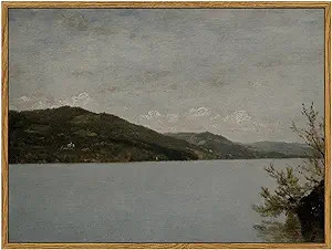 InSimSea Framed Canvas Prints Wall Art Decor, Classical Landscape Paintings Artwork, Vintage Natu... | Amazon (US)