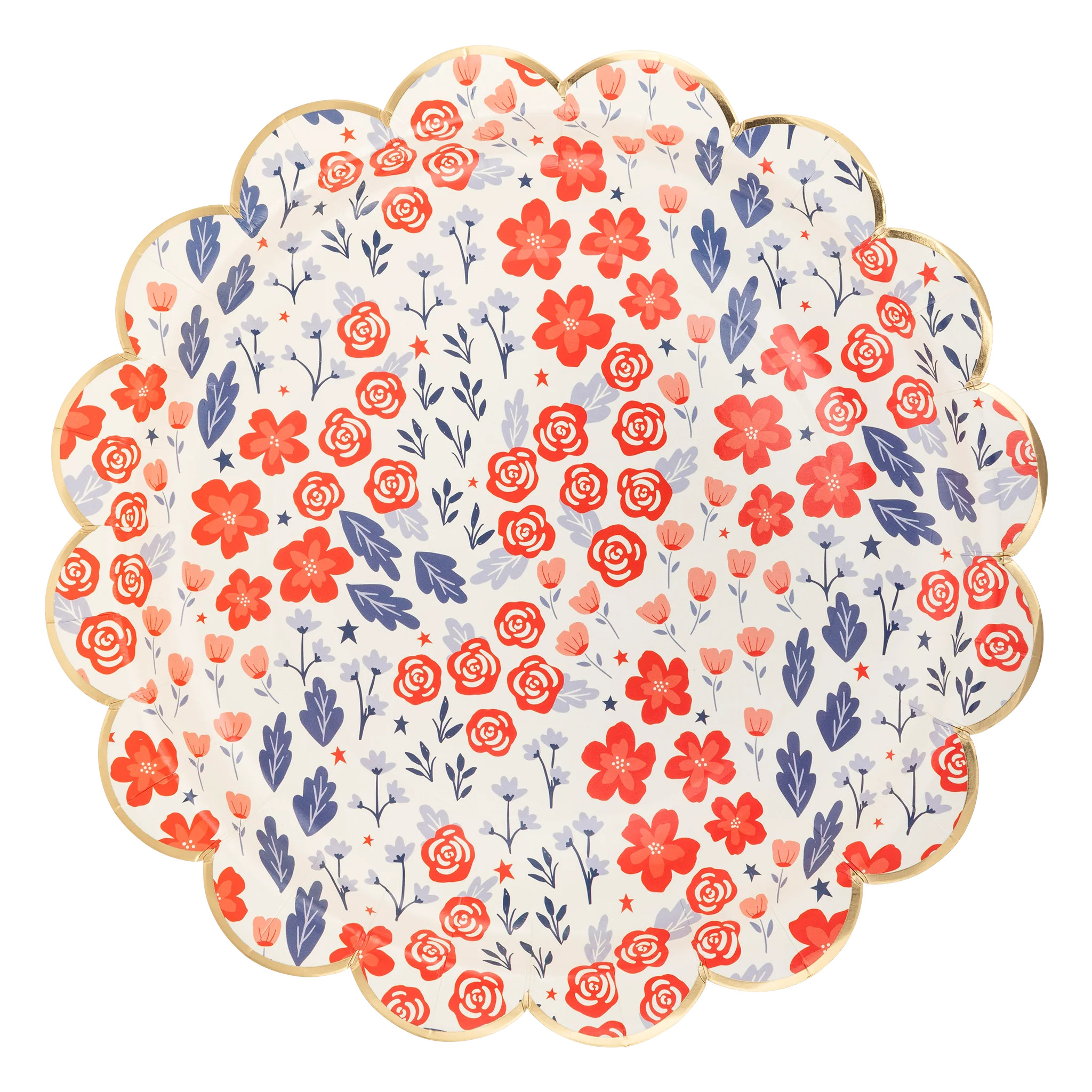 Patriotic Scatter Paper Plate | My Mind's Eye