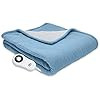 Serta | Reversible Sherpa/Fleece Heated Electric Throw Blanket, 50"x60" With 5 Setting Controller... | Amazon (US)