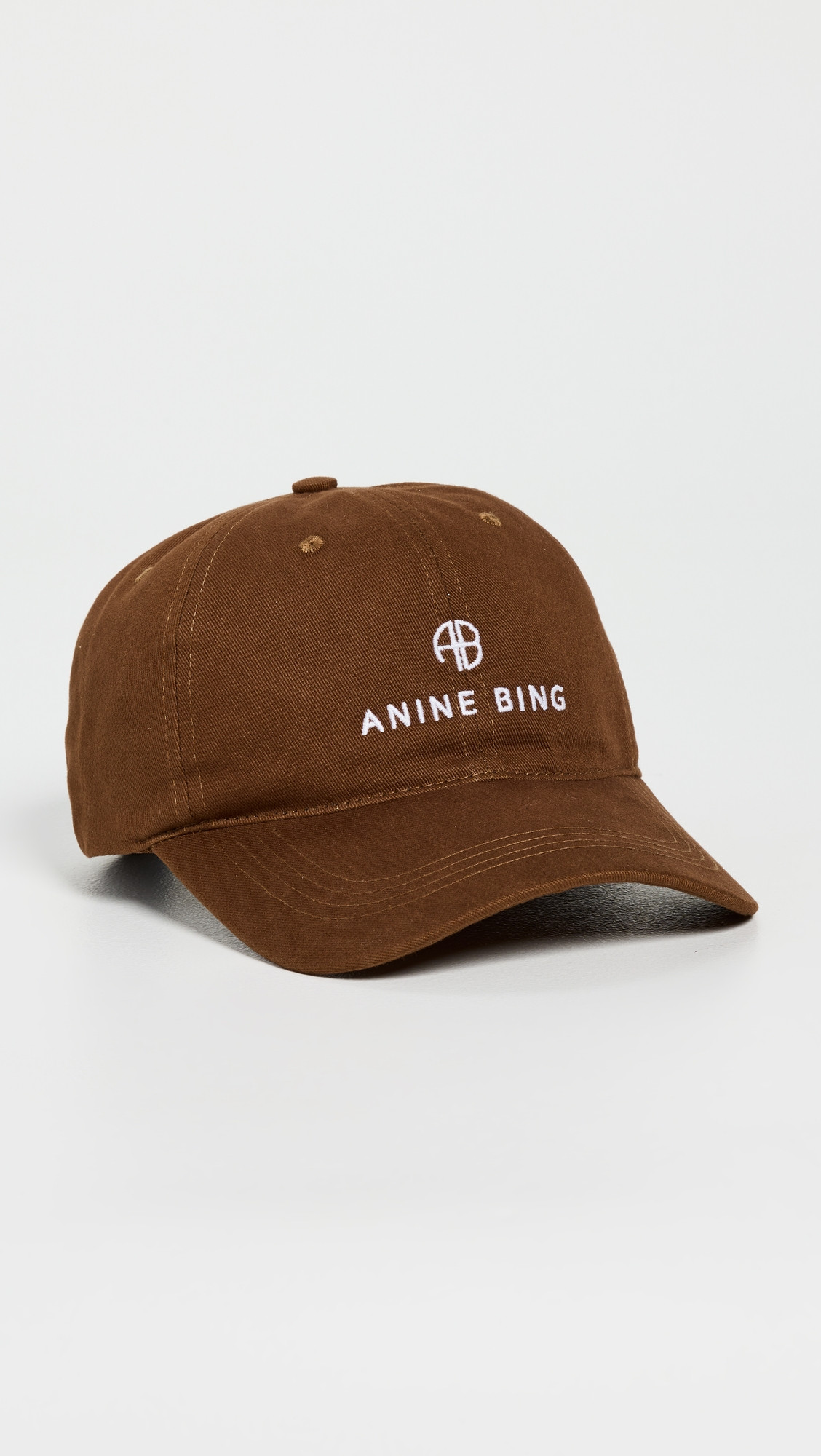 ANINE BING Jeremy Baseball Cap Dark Camel One Size | Shopbop