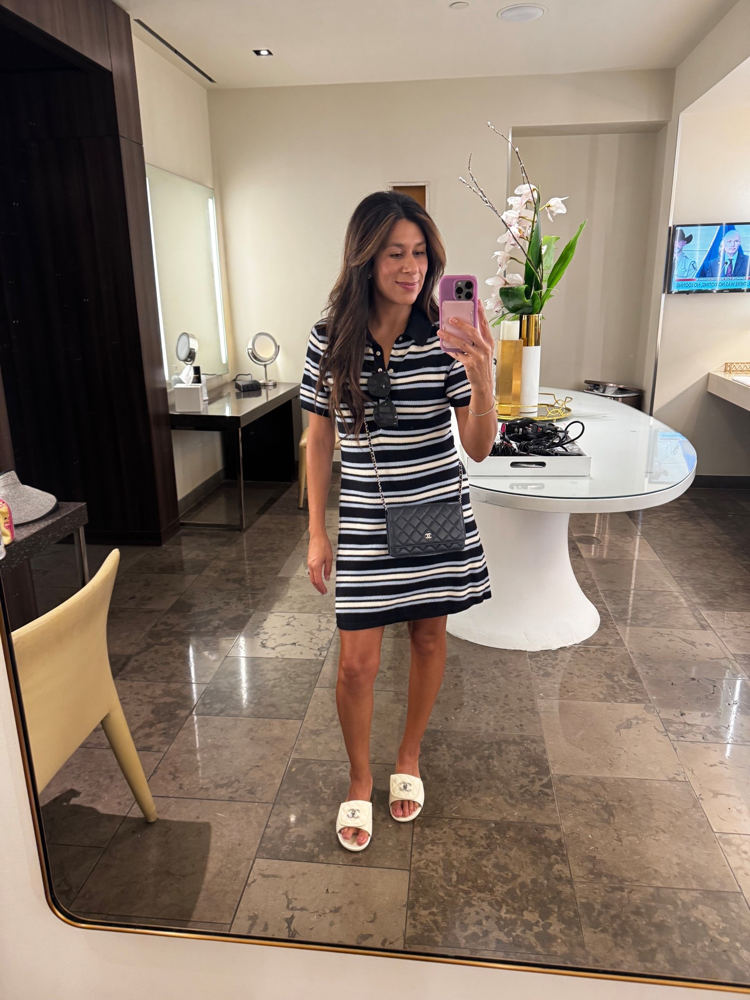 Love this casual knit dress! Paired with my Chanel slides for a little bit of luxe  

#LTKShoeCrush #LTKStyleTip #LTKSeasonal