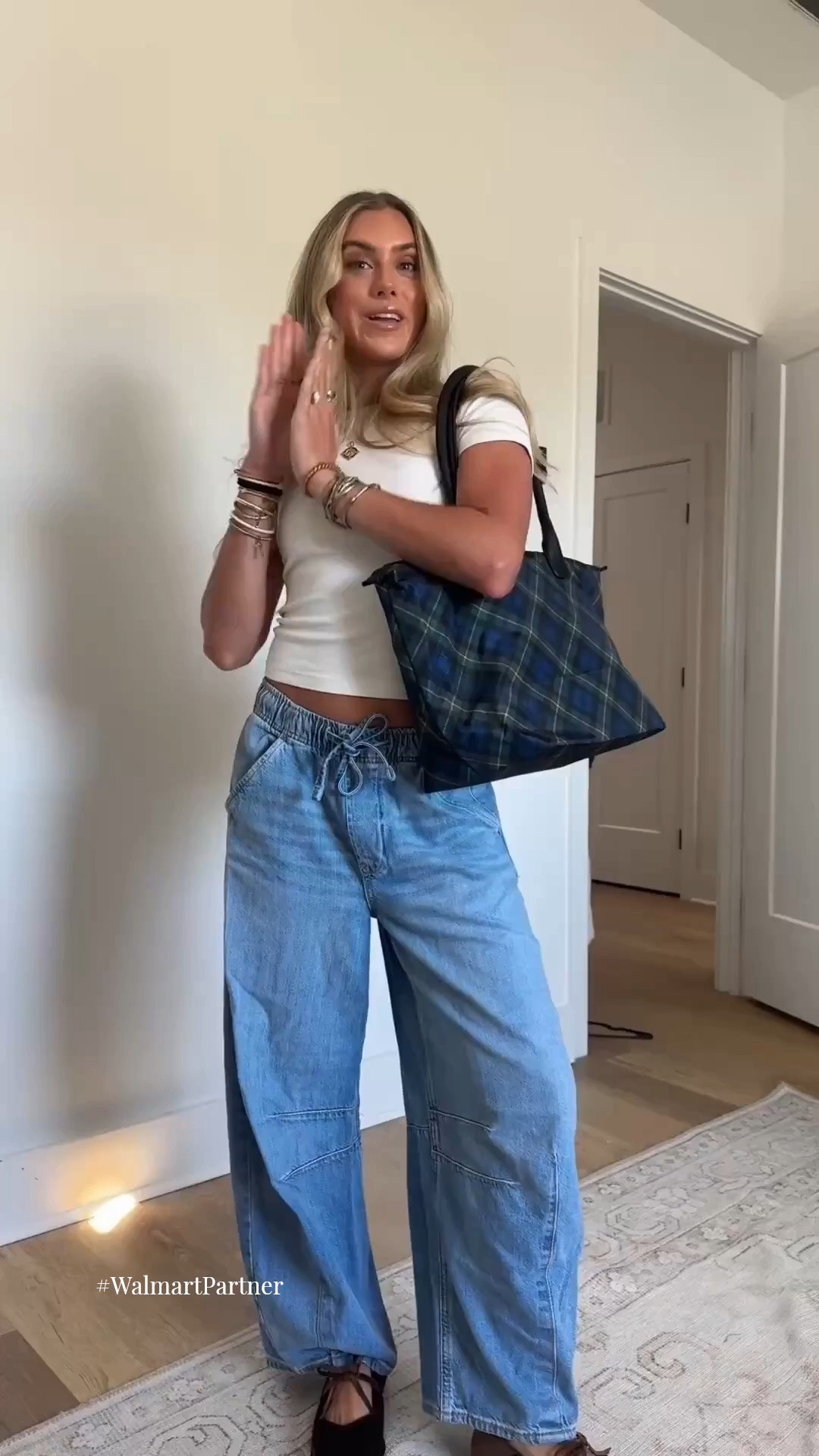 decided to add some accessories to help transition my closet to fall fashion. these are @walmart finds !! adding accessories to an outfit is the easiest way to change up the vibe of a simple outfit like this tee and jeans. a zip up tote bag is so underrated and chunky bags are what I’m seeing for fall bag inspo ☺️ 

#walmartpartner #walmartfashion #walmartfinds #nobo #noboundaries

#LTKootd #LTKdayinmylife #LTKSeasonal