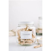 1/2 Gallon Canister - Clothespin Jar With Label & Lid Laundry Soap Organization Half Glass | Etsy (US)