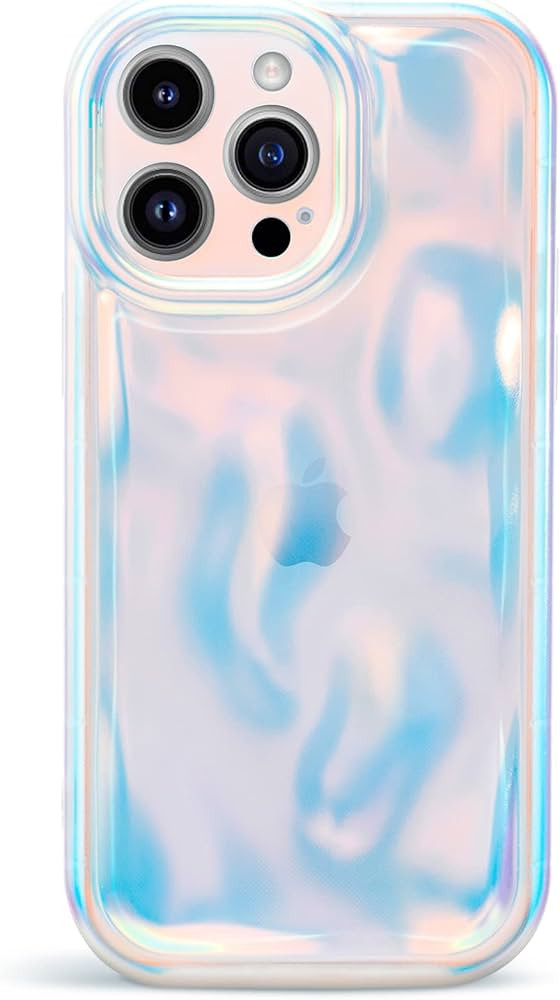 KINGXBAR for iPhone 14 Pro Max Case Cute for Women Girls Soft Back Cover Clear Shockproof Girly P... | Amazon (US)