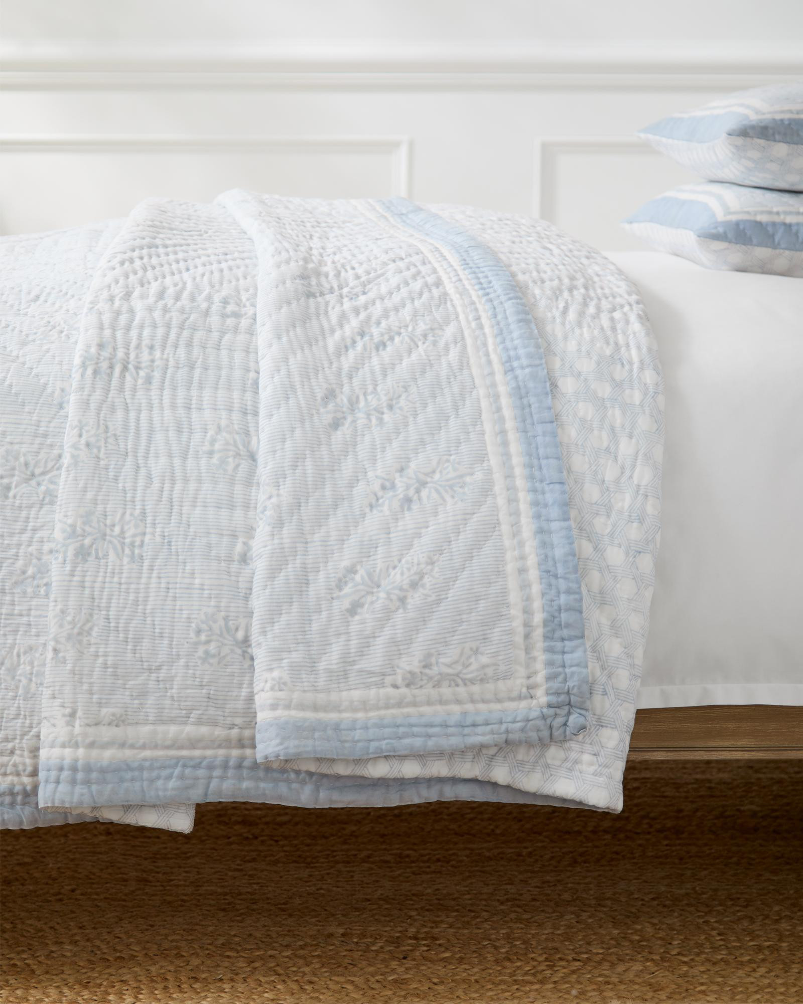 Amalfi Quilt – King/Cal King - Hydrangea | Serena & Lily | Serena and Lily