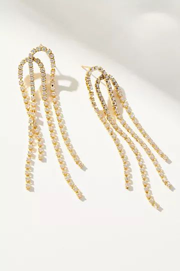 Double Layer Crystal Earrings | Anthropologie (US)