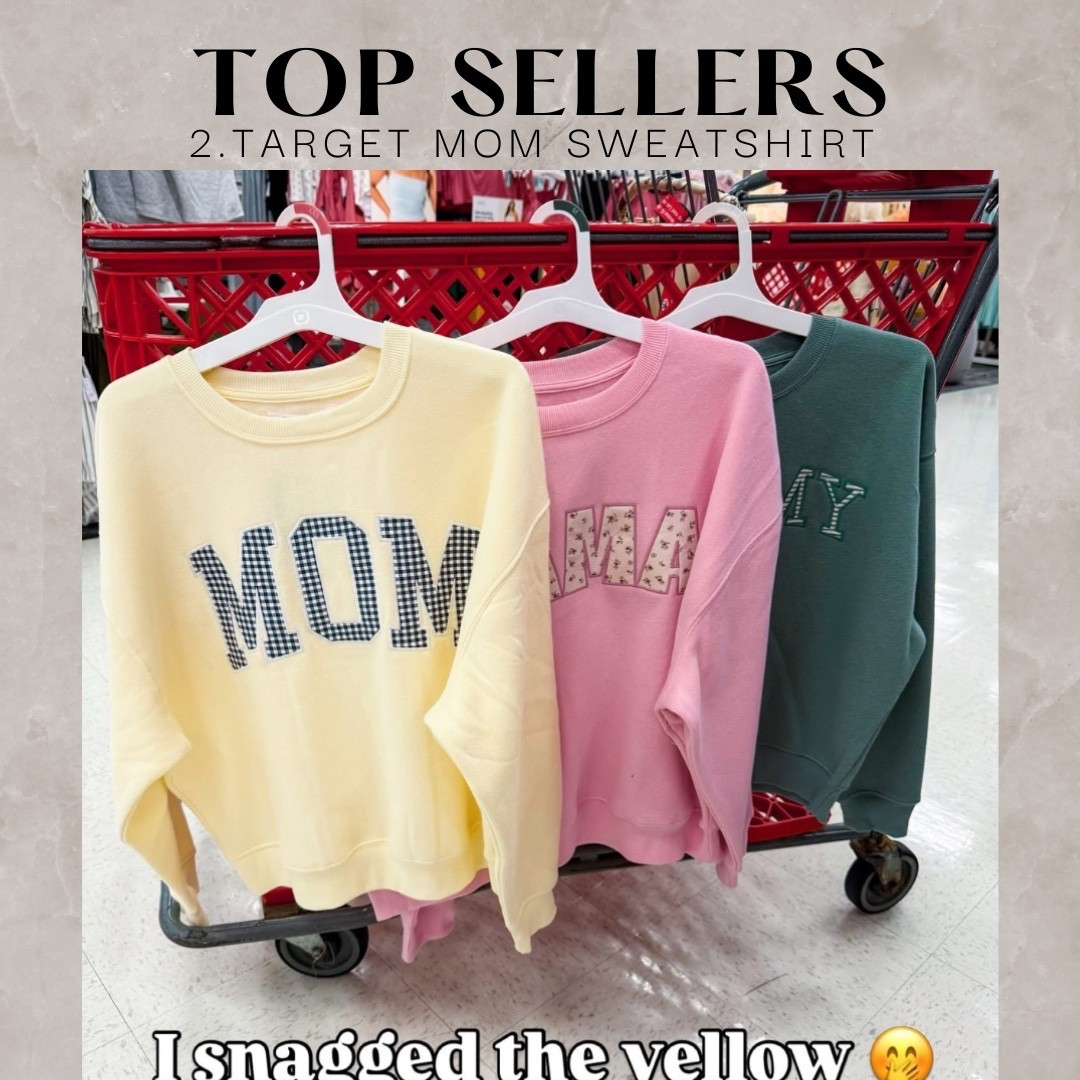 Weekly best seller 
Target sweatshirts 

#LTKootd #LTKmomlife #LTKgrwm
