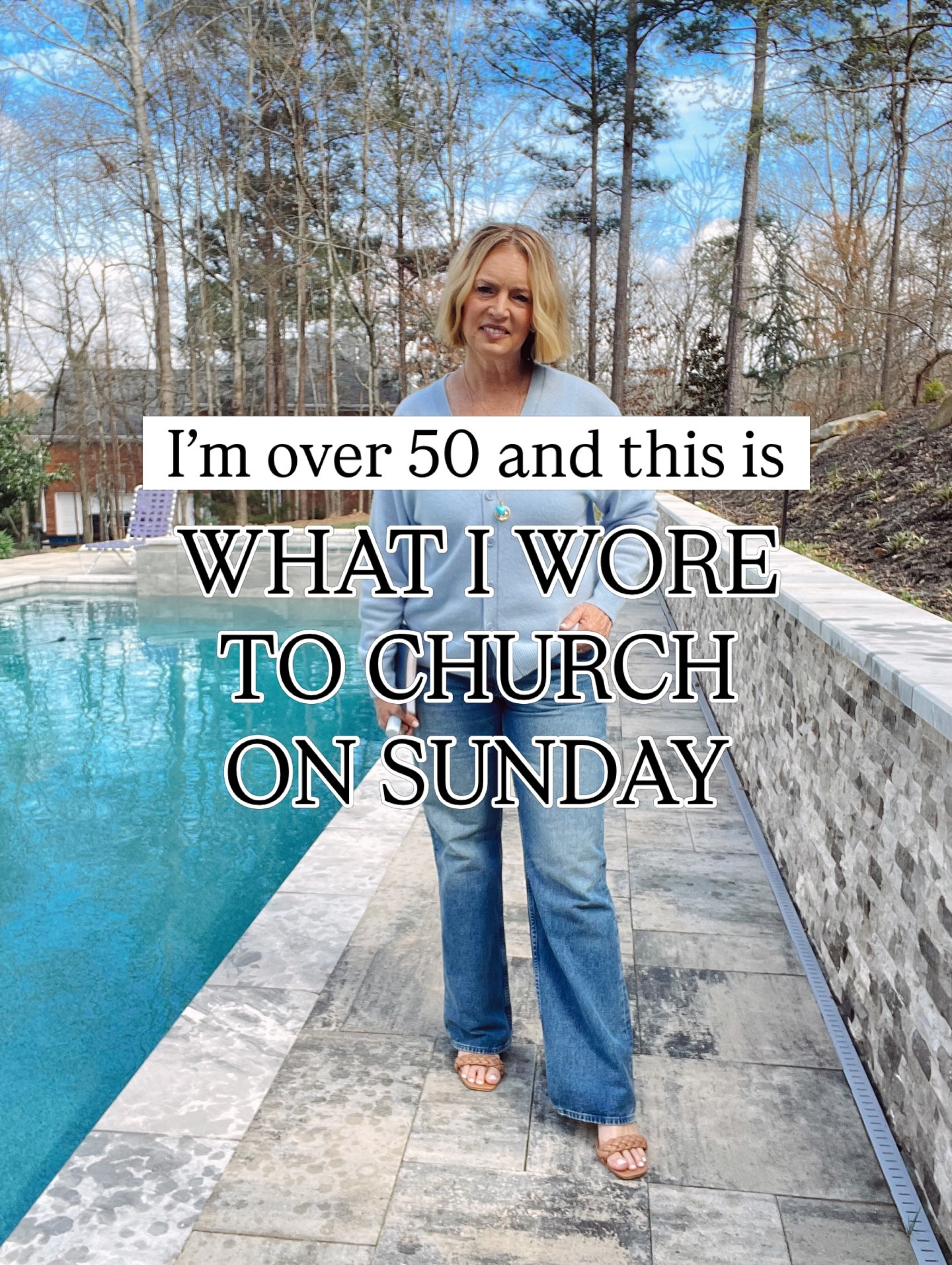 What I wore to church yesterday. This sweater is the prettiest shade of blue. 🦋

Comment PIXIE below to receive a DM with the link to this post on my LTK ⬇ https://liketk.it/60eo1 #ltkover40 #ltkseasonal #ltkgrwm #churchlook #wiwtochurch