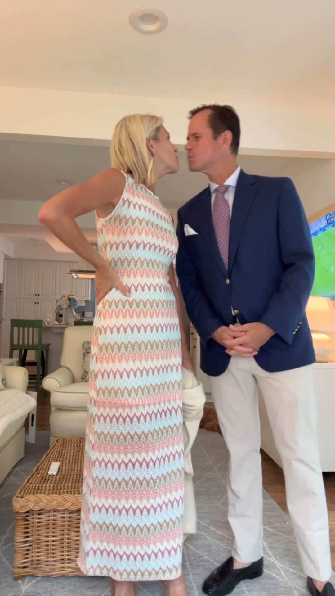 Little date night…kinda   Headed to a big party 🎉. I’m
Wearing a Missoni type dress by hill house that I absolutely love. I’m in xs

#LTKOver40 #LTKTravel #LTKWedding