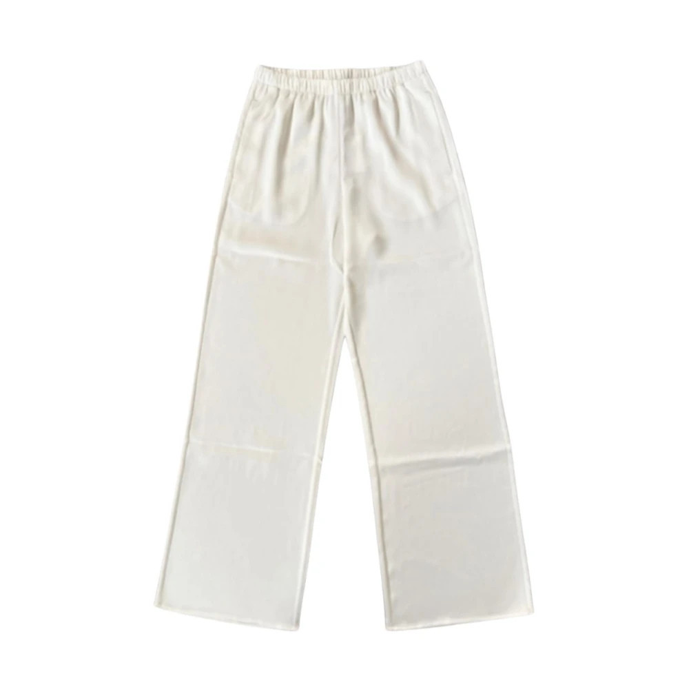 Hammered Satin Textured Trousers | Miinto UK Ltd